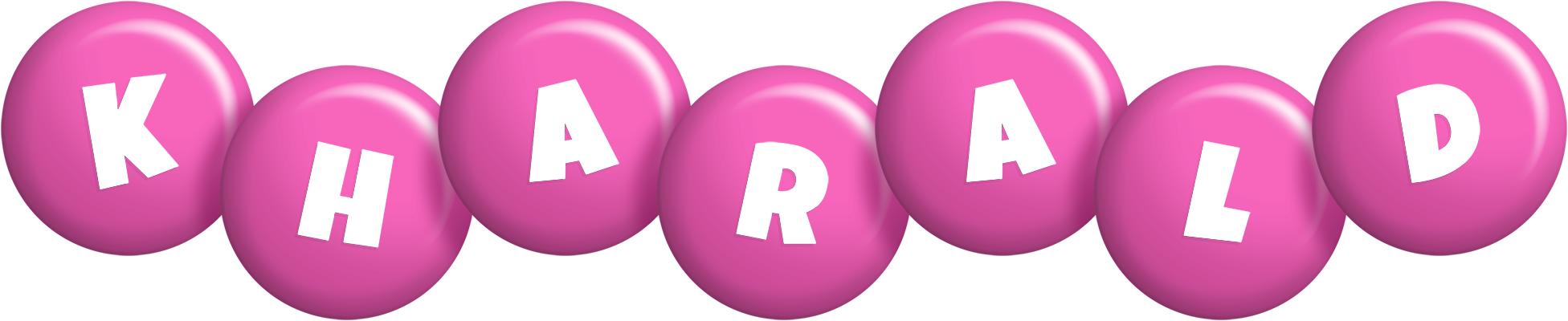 Kharald candy-pink logo