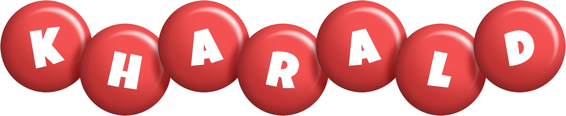 Kharald candy-red logo