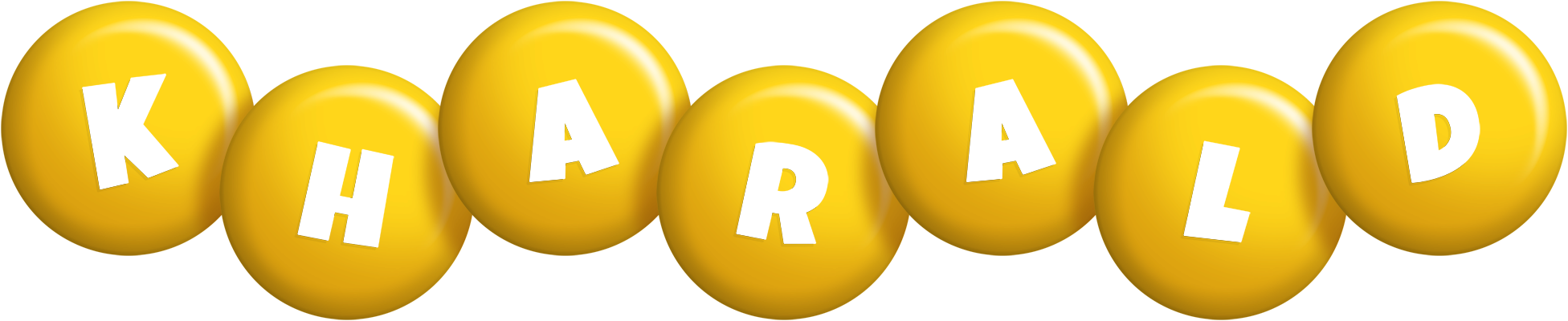 Kharald candy-yellow logo