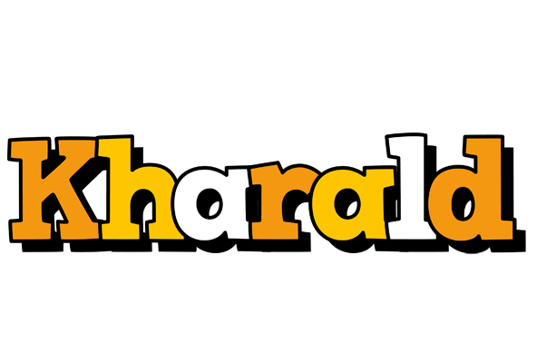 Kharald cartoon logo