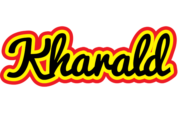 Kharald flaming logo