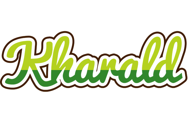 Kharald golfing logo