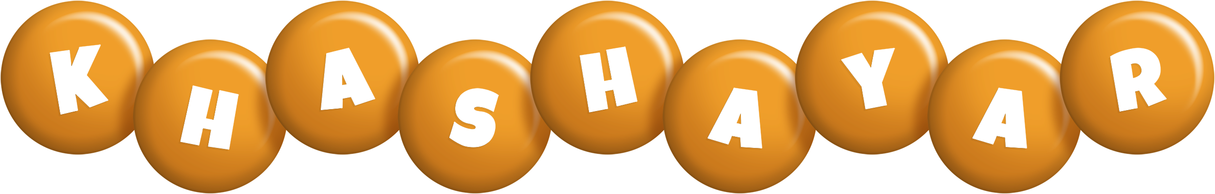 Khashayar candy-orange logo