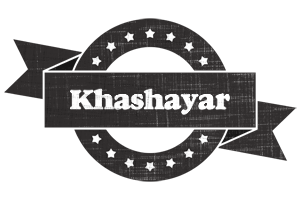 Khashayar grunge logo