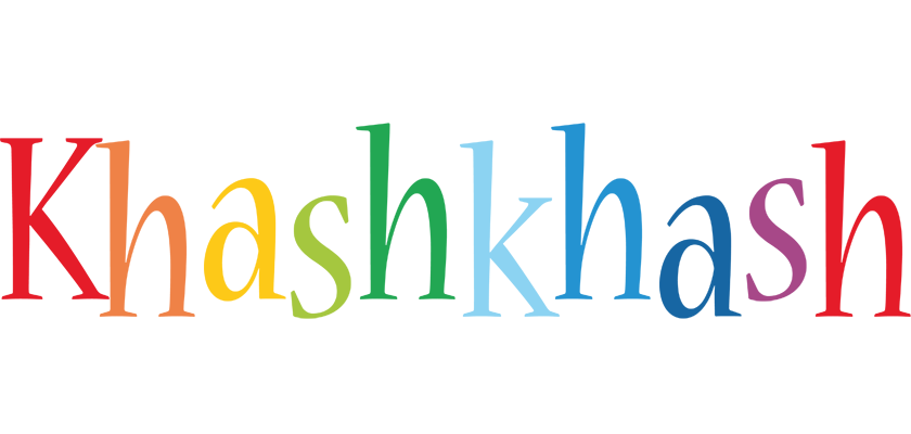 Khashkhash birthday logo