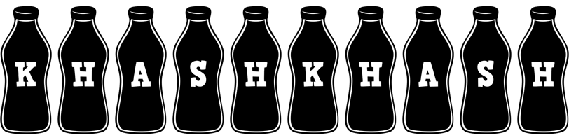 Khashkhash bottle logo