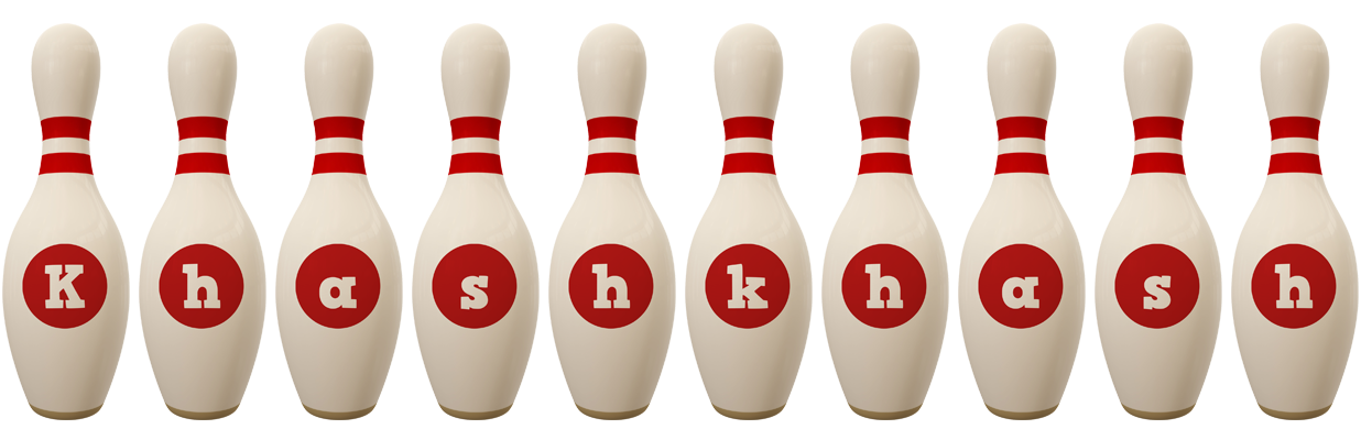 Khashkhash bowling-pin logo