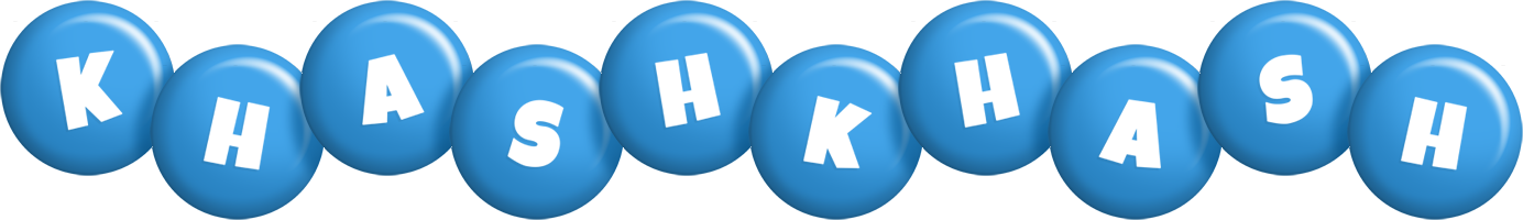 Khashkhash candy-blue logo