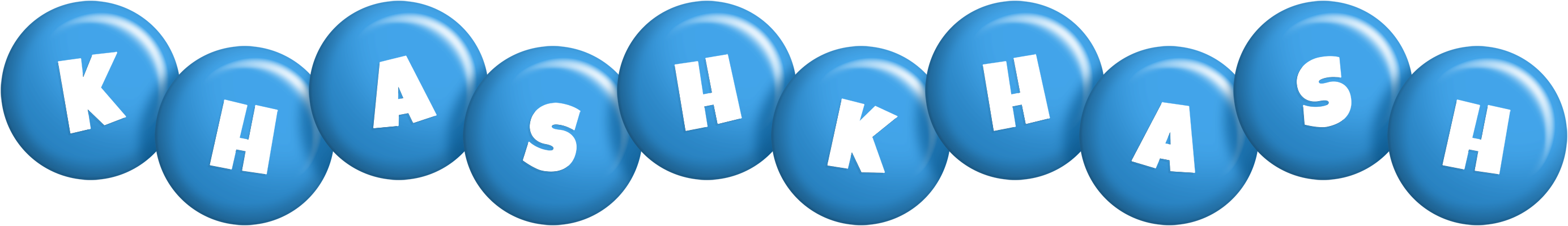 Khashkhash candy-blue logo