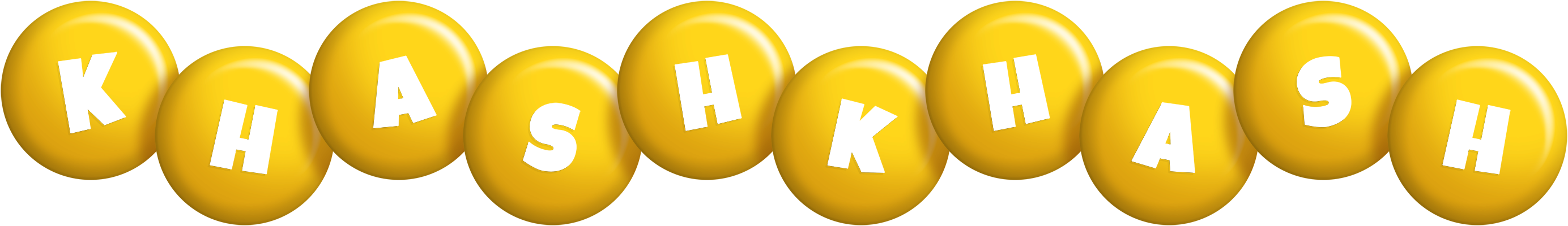 Khashkhash candy-yellow logo
