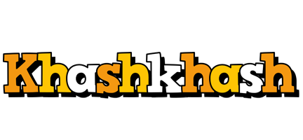 Khashkhash cartoon logo