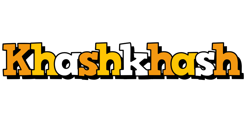 Khashkhash cartoon logo