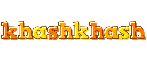 Khashkhash desert logo