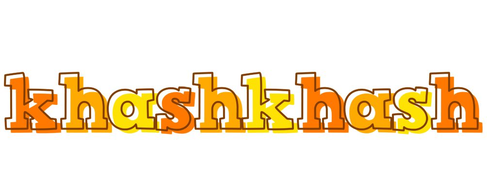 Khashkhash desert logo