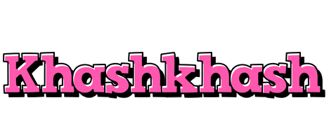 Khashkhash girlish logo