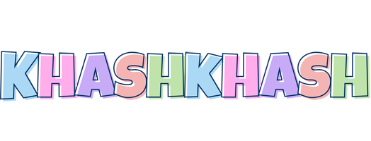 Khashkhash pastel logo