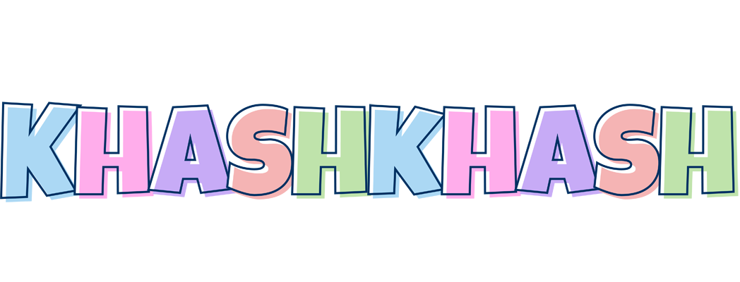 Khashkhash pastel logo