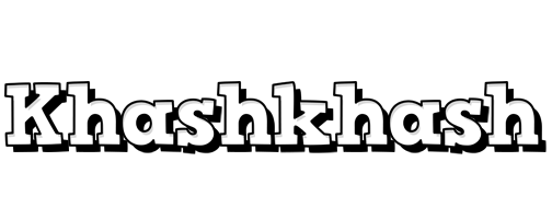 Khashkhash snowing logo