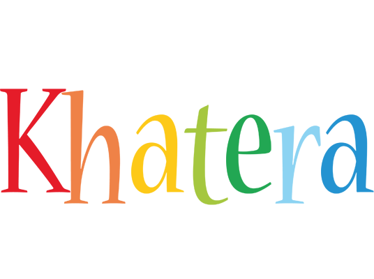 Khatera birthday logo