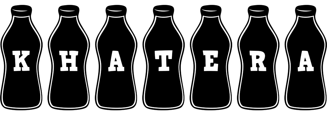 Khatera bottle logo