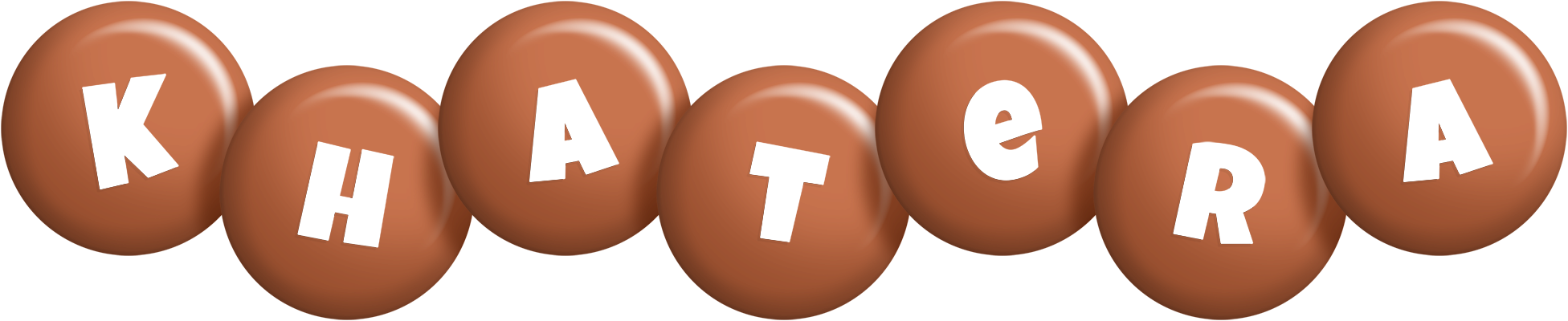 Khatera candy-brown logo