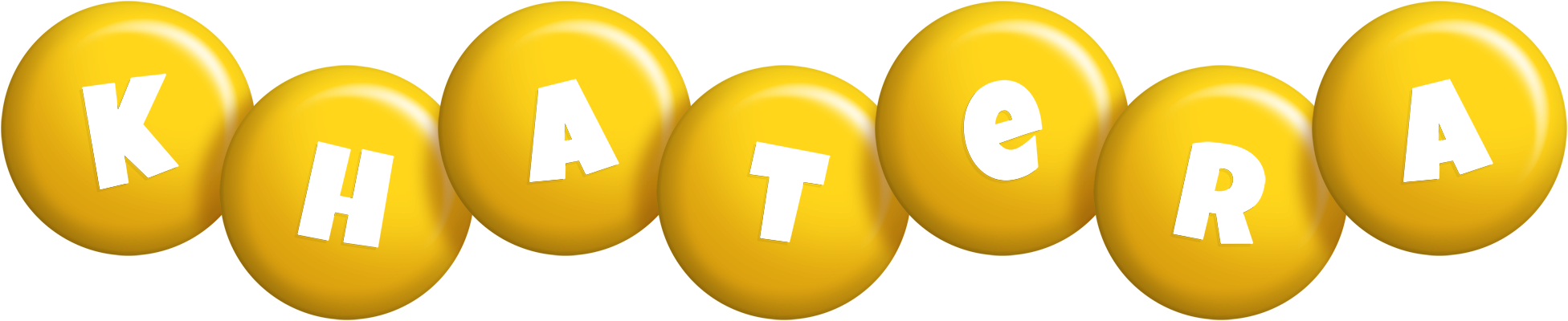 Khatera candy-yellow logo