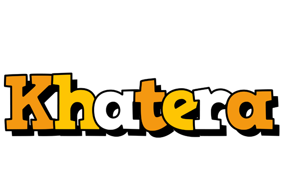 Khatera cartoon logo