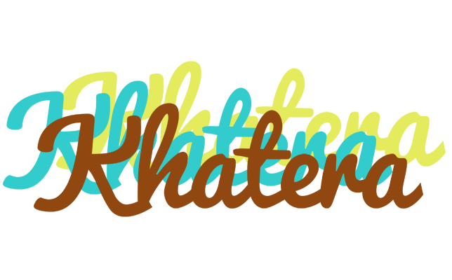 Khatera cupcake logo