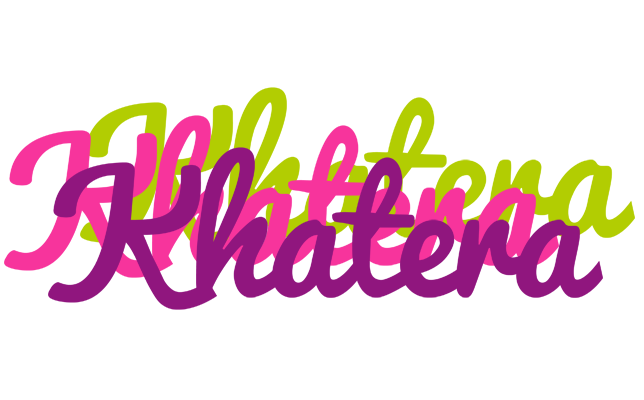 Khatera flowers logo