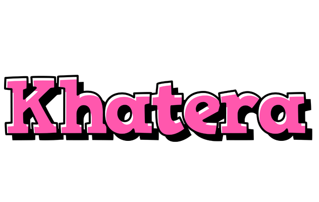 Khatera girlish logo