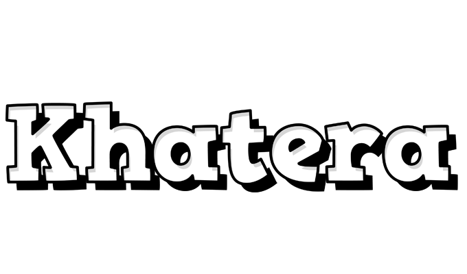 Khatera snowing logo