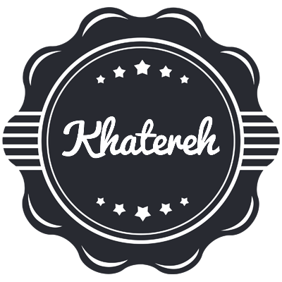 Khatereh badge logo