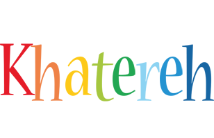 Khatereh birthday logo