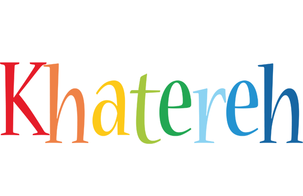 Khatereh birthday logo