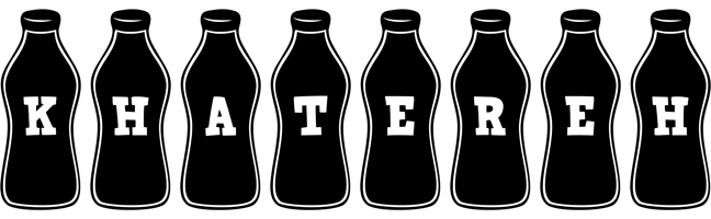 Khatereh bottle logo