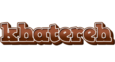 Khatereh brownie logo