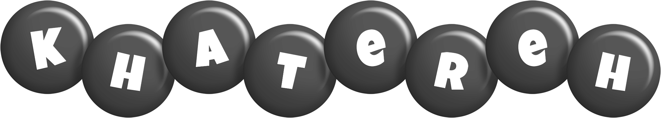 Khatereh candy-black logo