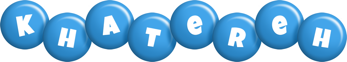 Khatereh candy-blue logo