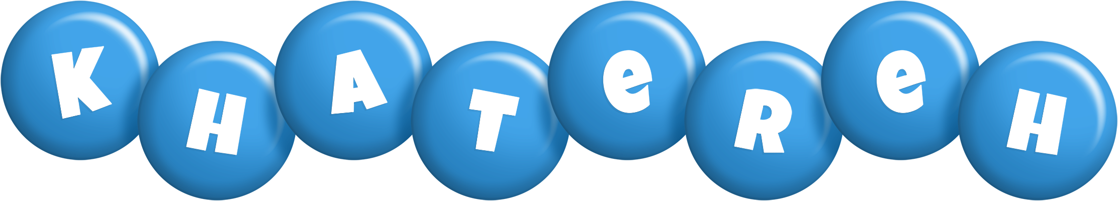 Khatereh candy-blue logo