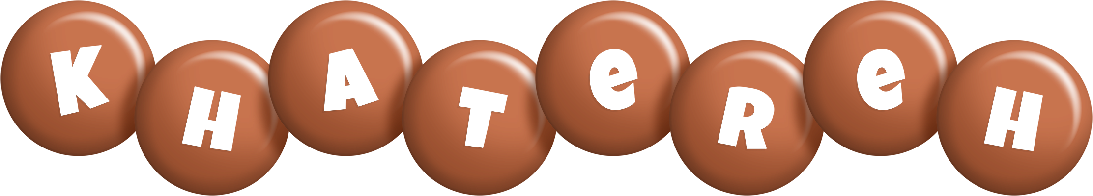 Khatereh candy-brown logo
