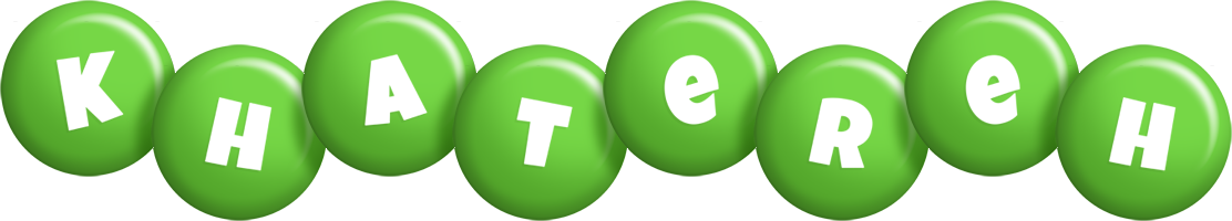 Khatereh candy-green logo