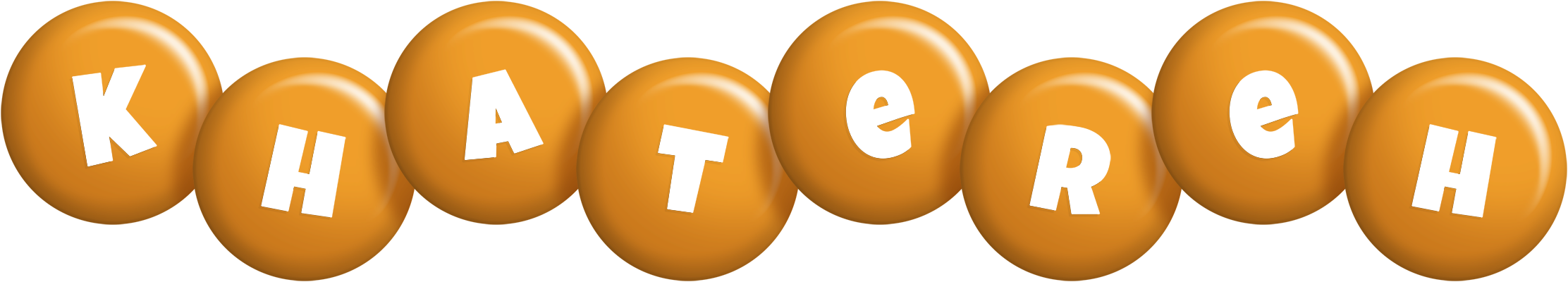 Khatereh candy-orange logo