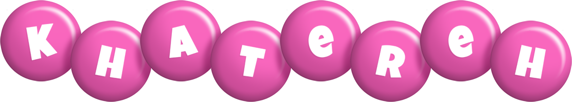Khatereh candy-pink logo