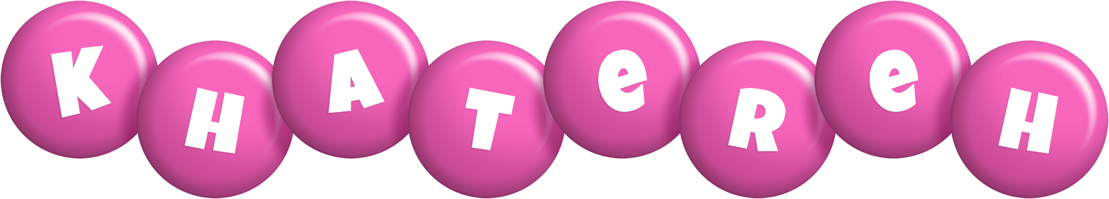 Khatereh candy-pink logo