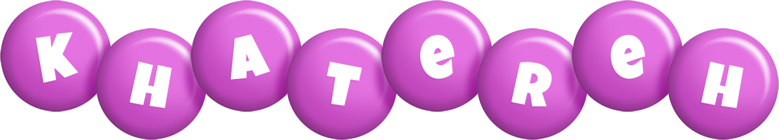 Khatereh candy-purple logo