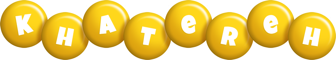 Khatereh candy-yellow logo