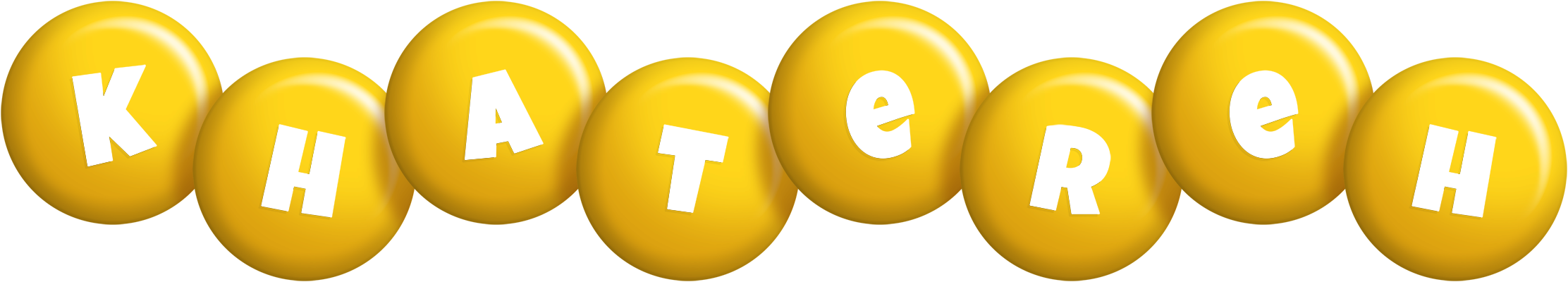 Khatereh candy-yellow logo