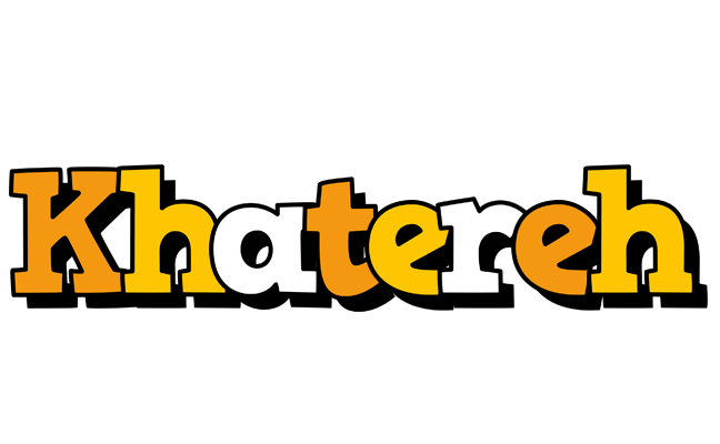 Khatereh cartoon logo