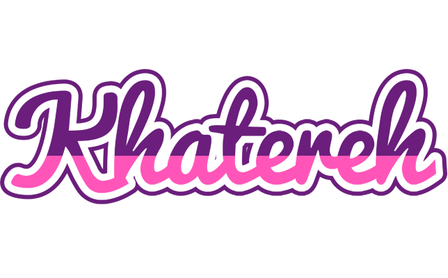 Khatereh cheerful logo