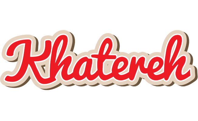 Khatereh chocolate logo